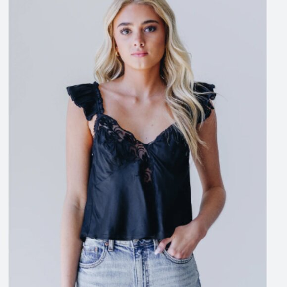 new Free People Harmony Lace Tank 253 - Picture 11 of 13